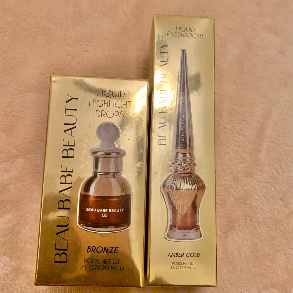 Highlighter and Liquid Eyeshadow